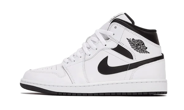 Air Jordan 1 Mid White Black