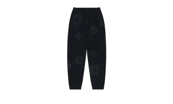 Denim Tears Sweatpant Cotton Wreath Black Monochrome