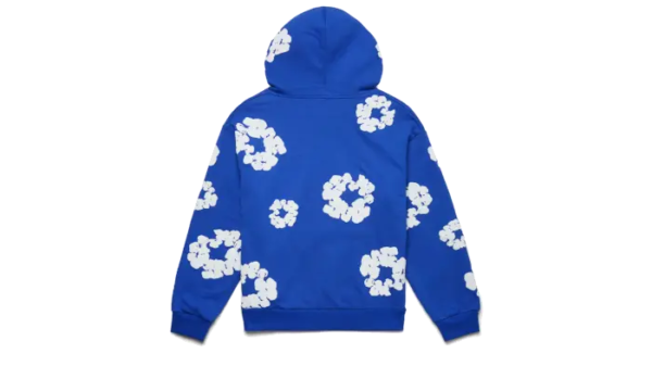 Denim Tears Hoodie The Cotton Wreath Blue