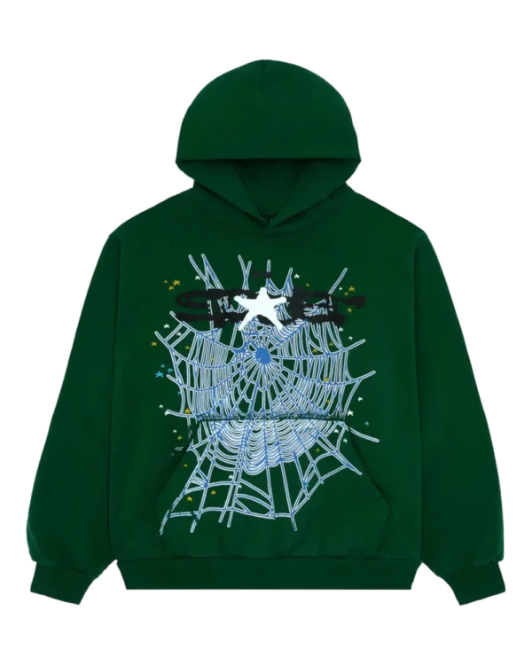 Sp5der Web Hoodie Hunter Green
