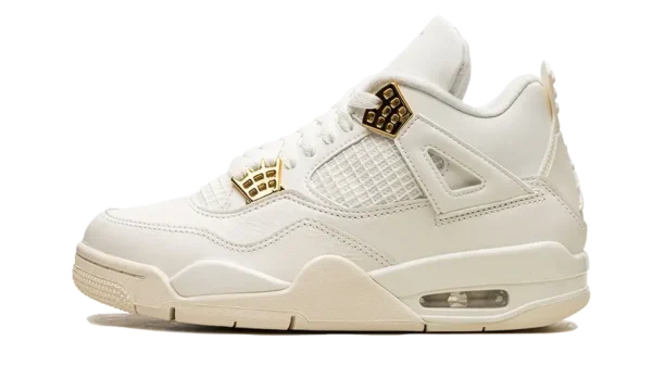 Air Jordan 4 Sail Metallic Gold