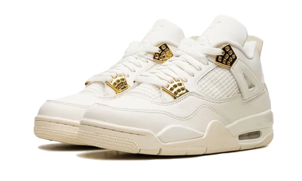 Air Jordan 4 Sail Metallic Gold – Image 3