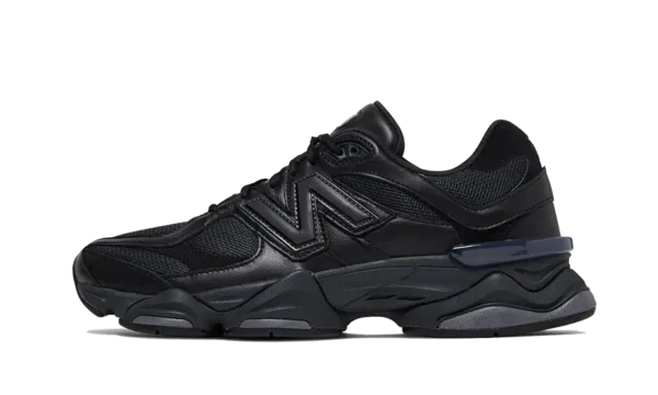 New Balance 9060 Triple Black Leather