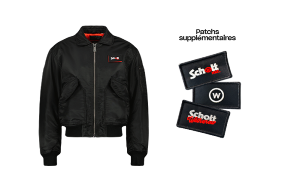 Schott Bomber Black